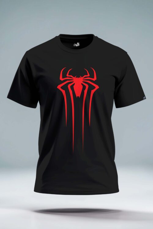 Spider Man Red Spider Logo Graphic T-shirt