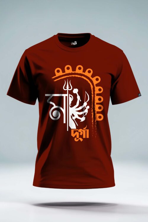 Maa Durga Atchala Theme Graphic T-shirt