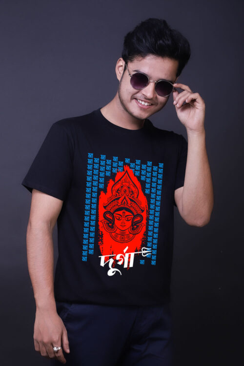 Maa Durga Multi Colour Tshirt