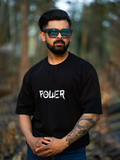 Theyyam Graphic Oversized Tshirt - Image 2