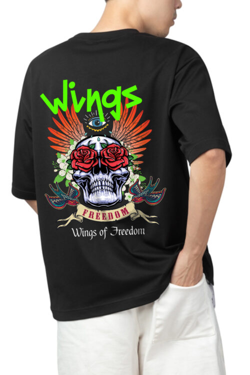 Wings of freedom Oversized Tshirt - Image 3