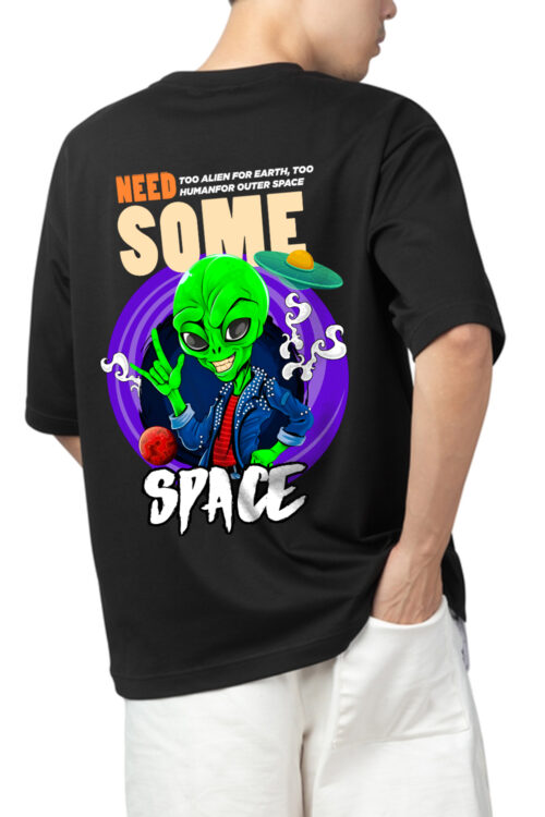 Need Some Space Oversized Tshirt - Image 2