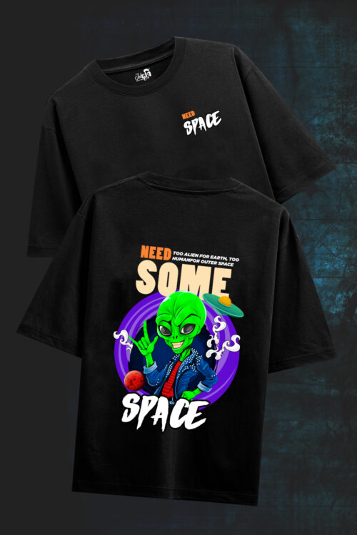 Need Some Space Oversized Tshirt - Image 4