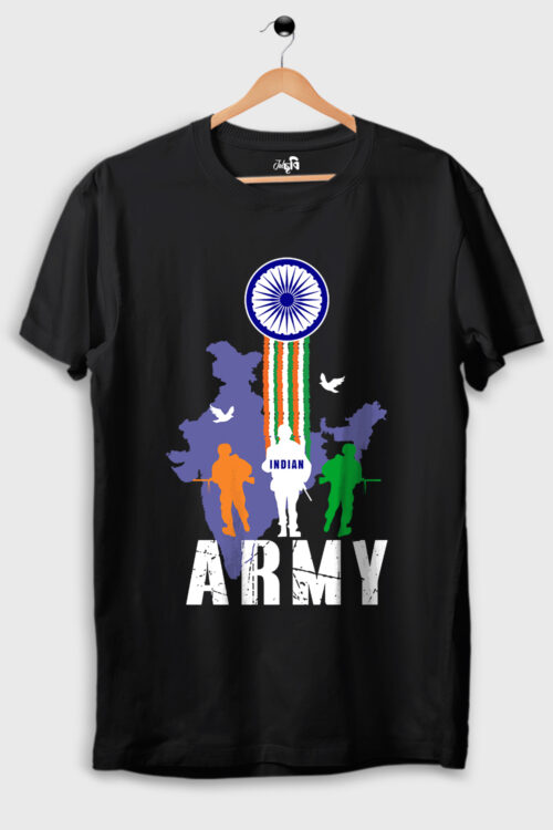 The INDIAN ARMY Printed T-shirt - Image 5