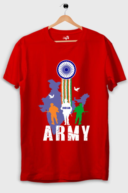 The INDIAN ARMY Printed T-shirt - Image 3