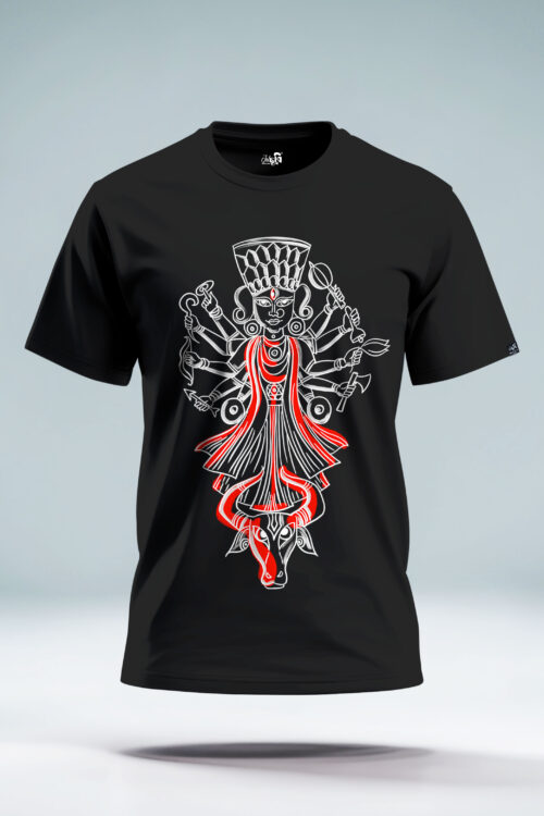 Mahisur Mordini Durga Puja Graphic Tshirt