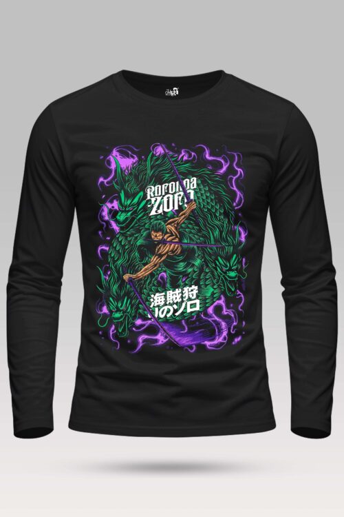 Anime Graphic Full Sleeve T-shirt (2)