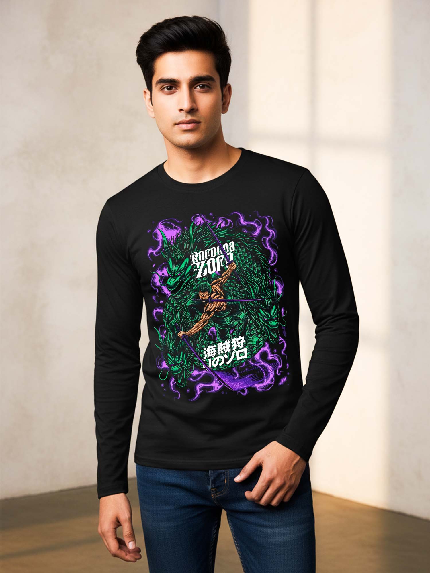 Anime Graphic Full Sleeve T-shirt (2) - Image 2