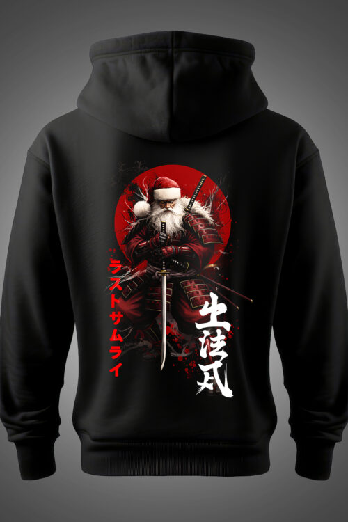 Samurai Santa Graphic Hoodie