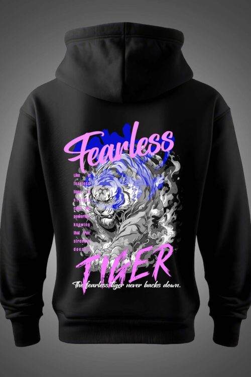 Fearless Tiger Graphic Hoodie