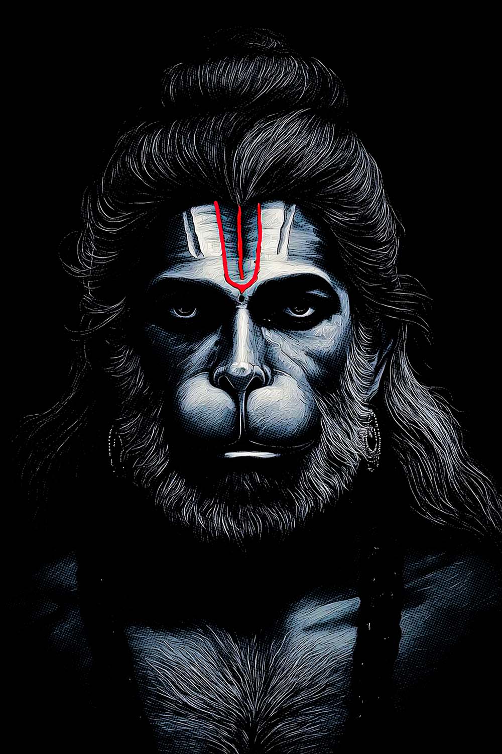 Hanuman Aura Oversized T-shirt - Image 2