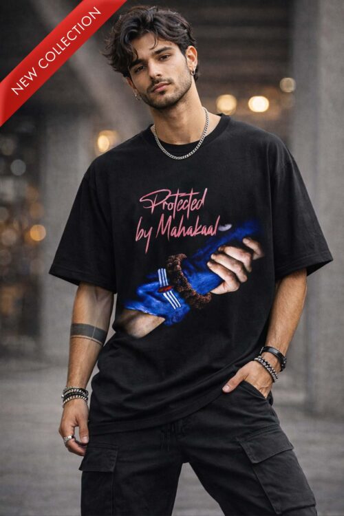 Divine Grip Oversized Graphic T-shirt