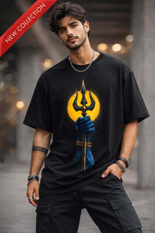 Rudra Power Oversized Graphic T-shirt