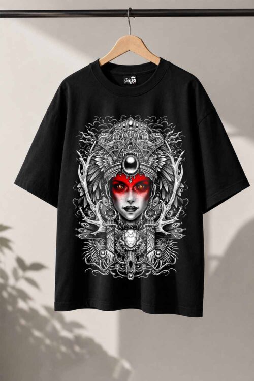 Winey Oversized Graphic T-shirt
