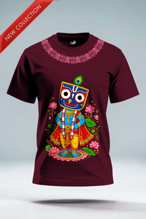Divine Jagannath Ji Bloom Graphic T-shirt