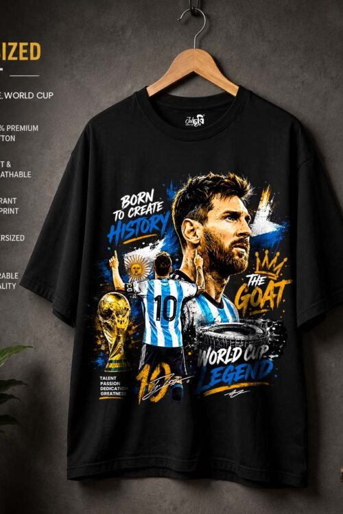 Lionel Messi World cup Oversized T-shirt