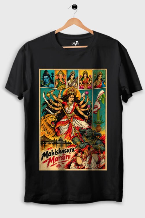 Mahishasur Mardini Graphic T-shirt