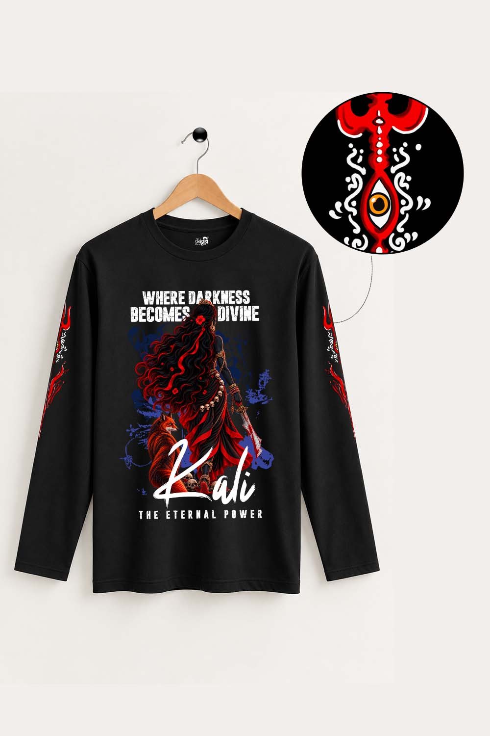 JOLCHOBI Maa Kali Etarnal Power Full Sleeve T-shirt - Image 2