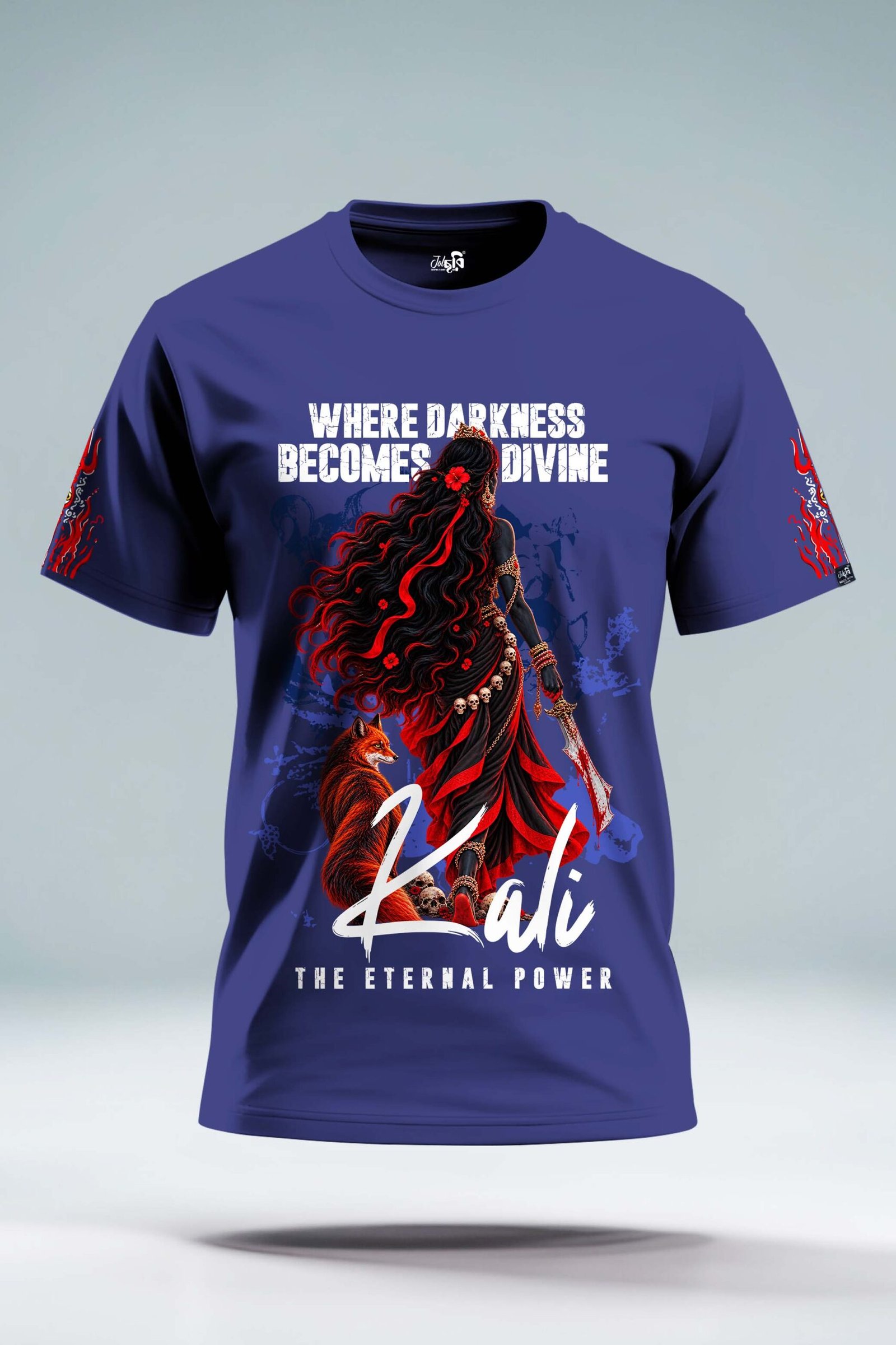 JOLCHOBI Maa Kali Whare Darkness Mecomes Divine T-shirt - Image 4