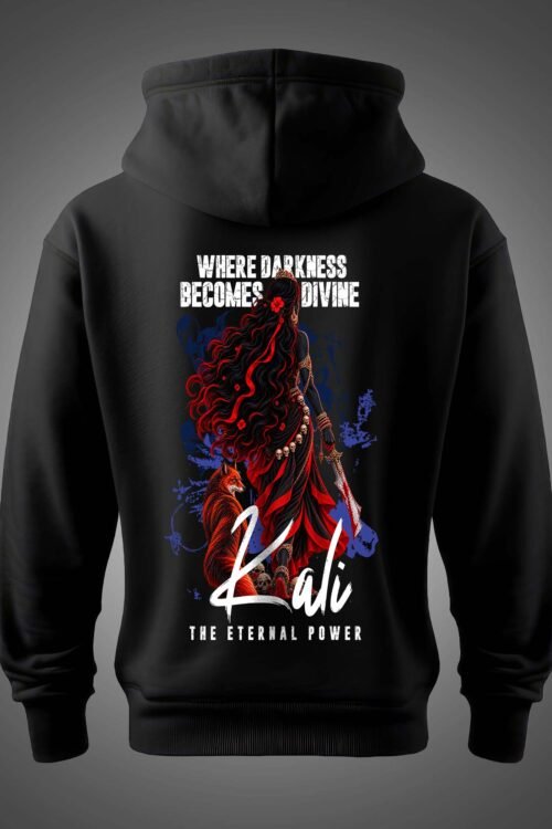 Maa Kali The Eternal Power Graphic Hoodie