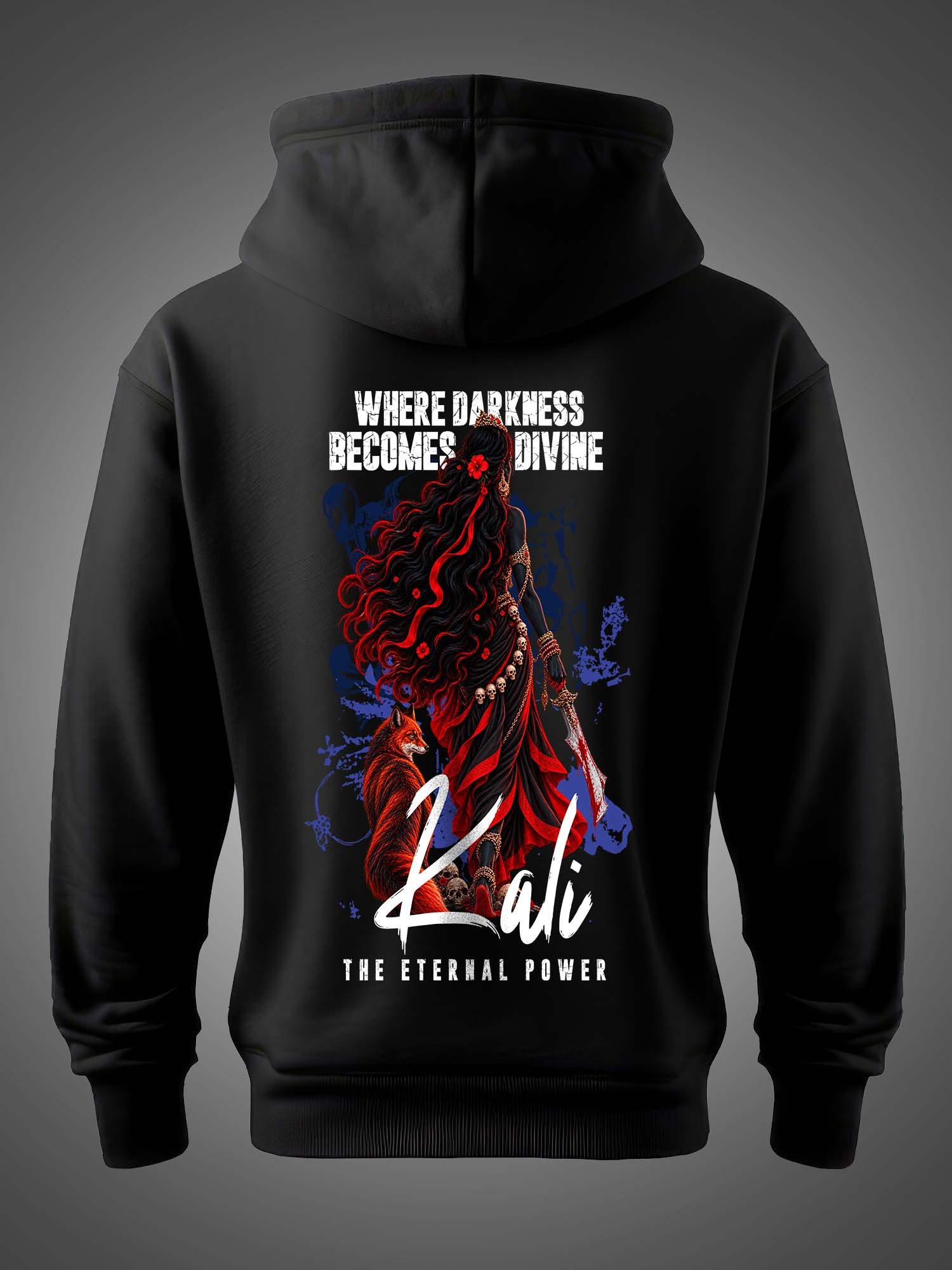 Maa Kali The Eternal Power Graphic Hoodie