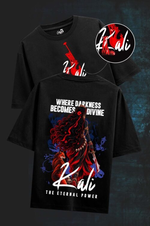 JOLCHOBI Maa Kali The Eternal Power Oversized T-shirt