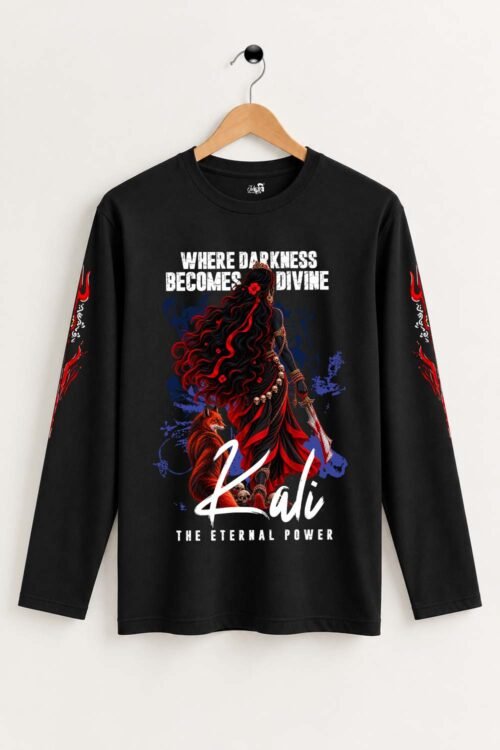 JOLCHOBI Maa Kali Etarnal Power Full Sleeve T-shirt